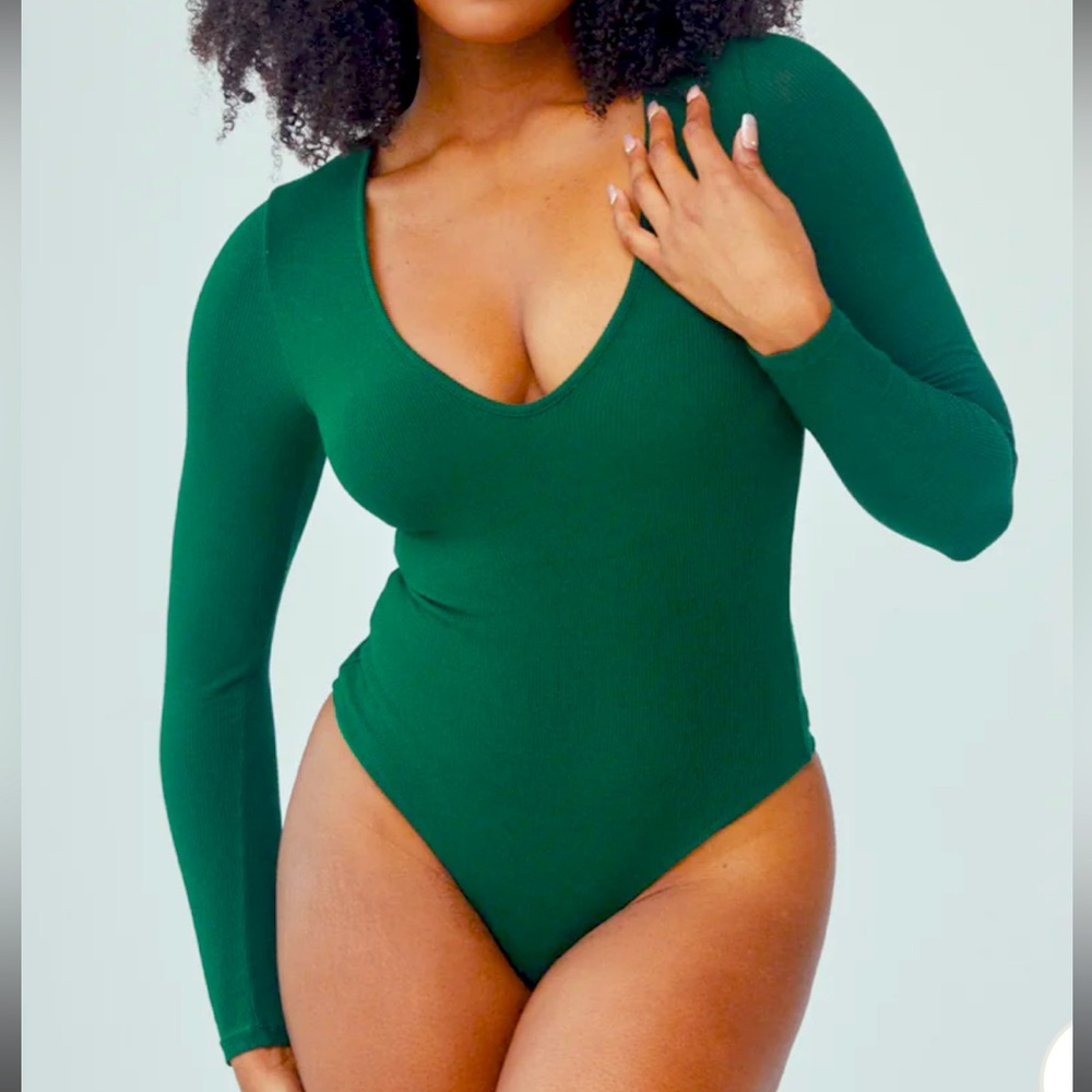 Klassy Network Deep V Long Sleeve Bramisuit